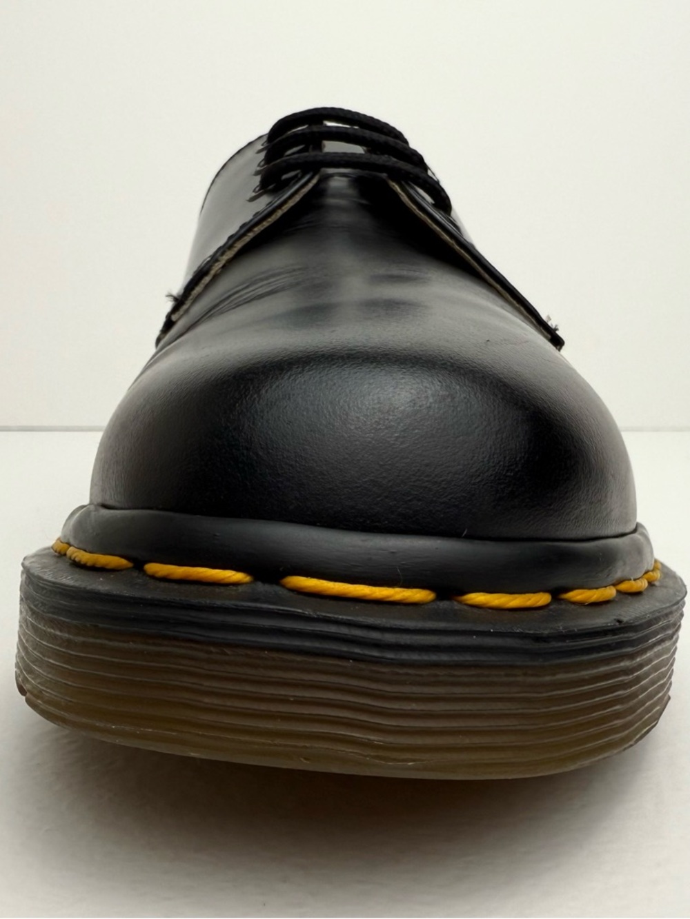 Vintage Dr. Martens England 1461 Black Smooth Leather MIE Oxfords UK 4 - Picture 10 of 16